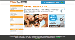 Desktop Screenshot of italianlanguageguide.com